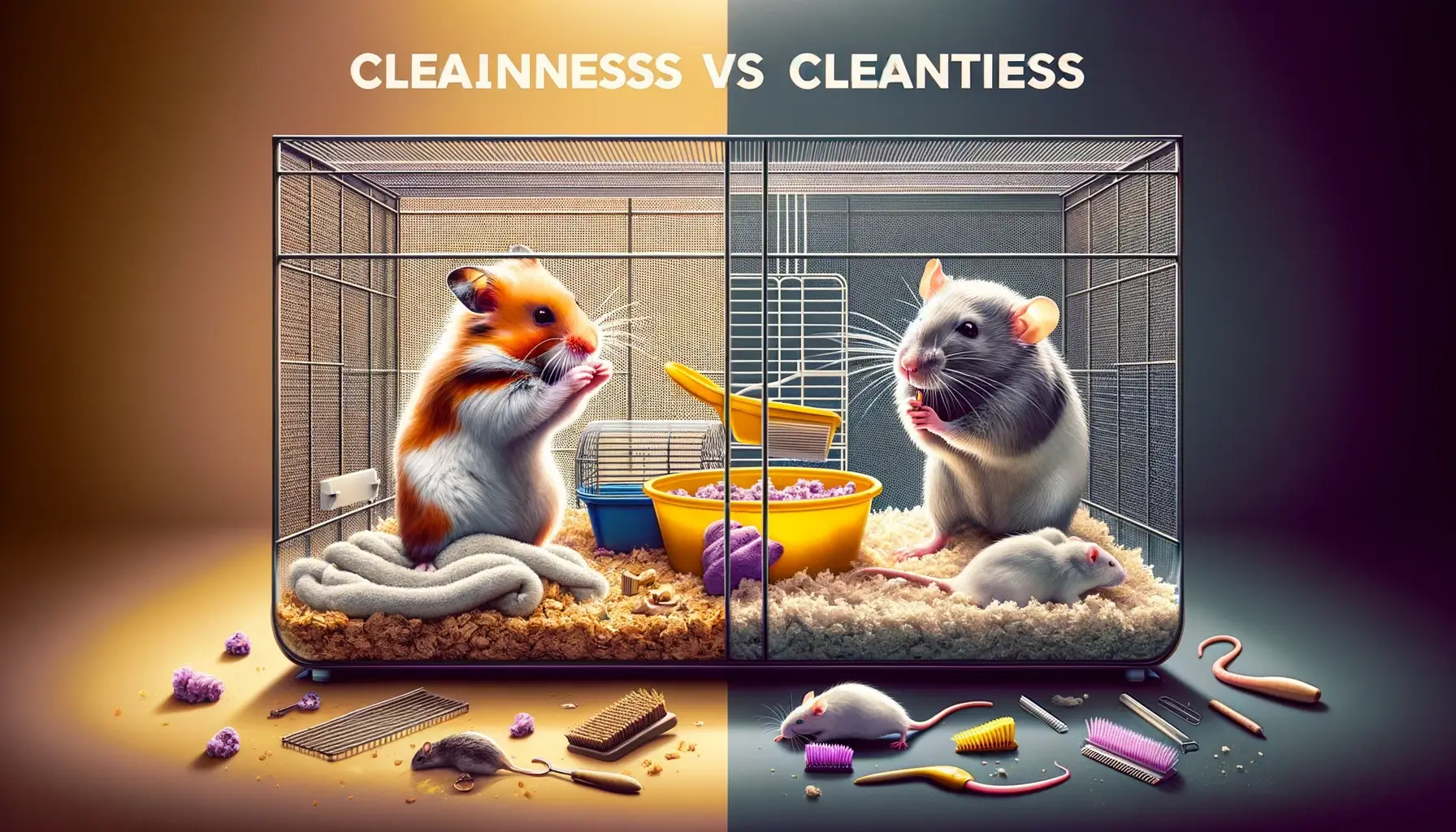 are hamsters clean